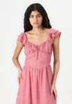 Платье Hollister Co. FLUTTER CLEAN SKORT DRESS, Red - фото 4