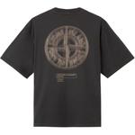 Футболка Compass Printed Crewneck STONE ISLAND, серый - фото 2