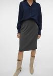 Юбка Vero Moda Pencil skirt, Dark Grey Melange/Mottled Dark Grey - фото 5