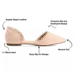 Jezlin Балетки Journee, Beige - фото 8