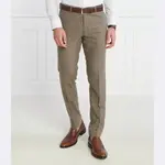 Шерстяные брюки Denz классического кроя Oscar Jacobson, бежевый - фото 2