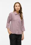 Блузка на пуговицах VILA, фиолетовый - фото