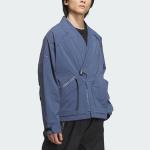 Куртка мужская серо-синяя Adidas, серый/синий - фото 4