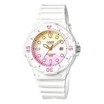 Часы CASIO Waterproof Sports White Analog, белый - фото