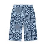 BLUEMARBLE Шорты с фолк-шахматным принтом, Синие - фото