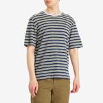 Футболка с полосками Folk, синий - фото 2