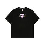 Футболка с принтом логотипа A Bathing APE Aape, черный - фото