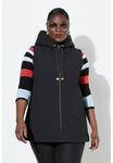 Жилет TEXTURED HOODED VEST Ulla Popken, черный - фото 3