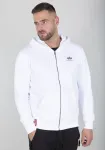 Толстовка с капюшоном Alpha Industries "Basic Zip Hoody SL", белый - фото 5