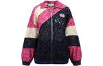 Куртка женская Gucci, черный / розовый / белый - фото