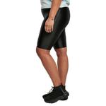 Леггинсы Urban Classics Shiny Metallic Cycle Short, черный - фото 4