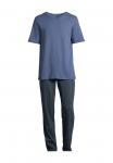 Пижама HOME SET Schiesser, синий - фото 5