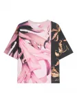 Футболка с цветочным принтом DRIES VAN NOTEN, розовый - фото