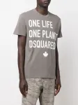 Футболка с логотипом DSQUARED2, серый - фото 3