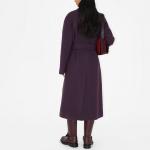 Пальто женское фиолетовое Burberry - фото 4