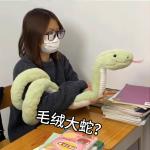 MENGMENGBUNNY Плюшевая игрушка Creative Big Green Snake - фото 4