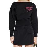 Logo Printed Cropped Sweatshirt BALMAIN, черный - фото 6