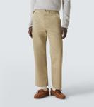 Хлопковые чиносы Auralee, Light Khaki - фото 3