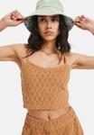 Топ Roxy Top, Cmd/Brown - фото