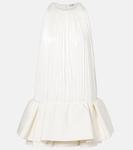 Мини-платье фламенко Loewe, белый - фото