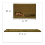 Коврик Relaxdays, 60x40 см, многоцветный - фото 3