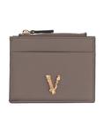 Кошелек Versace, серо-коричневый - фото