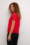 Блузка Cream Kit, цвет Fire red - фото 4