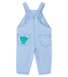 Детские джинсовые комбинезоны с принтом Stella McCartney Kids, Azure-Blue - фото 2