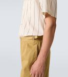 Хлопковые брюки-клёш из твила Bode, Ochre - фото 6