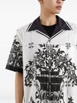 Dolce & Gabbana рубашка с принтом Majolica, белый - фото 4