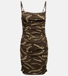 Мини-платье с логотипом Adie Nanushka, H And Drawn Logotyp - фото