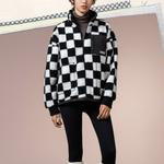 Женская куртка Vans, цвет Black/White Checkerboard - фото 4