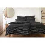 Элегантное постельное белье «Линии» приятное на коже Elegante, черный - фото 2