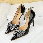 Туфли на высоком каблуке женские черный Bigtree - фото 3