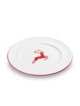 Тарелка для гурманов Ruby Red Stag белого цвета Gmundner Keramik - фото