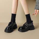 Женские лоферы черные AGSDON, бежевые - фото 3