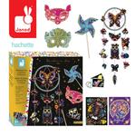 Janod, Мультикреативный набор, Scratch-игры, 8 творений - фото