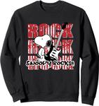 Толстовка Peanuts Snoopy Rocks, черная - фото