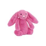 Плюшевый башфул хот пинк кролик JELLYCAT - фото