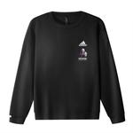 Adidas Свитшот унисекс черный - фото