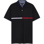 Мужская поло Tommy Hilfiger, черный - фото