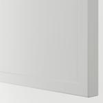 Дверь, светло-серая, 40x100 см IKEA Aspudden - фото 3