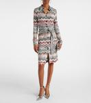 Платье-рубашка с зигзагом Missoni, разноцветный - фото 2