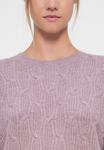 Джемпер VILA VILASSIA O NECK , Toadstool Melange/Mauve - фото 6