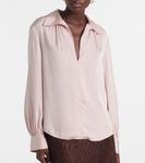 Блузка из смесового шелка Vince, Balletto - фото 6