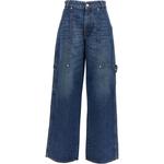 Широкие карго-джинсы Stella McCartney, синие - фото