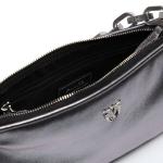 Сумочка PINKO Half Moon, Silver - фото 5