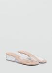 Сандалии с Т-образной перемычкой MANGO Lele, Nude - фото 4