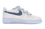 Кроссовки Nike Air Force 1 Skateboard Shoes Women's Low-Top Blue/Beige/White - фото 2