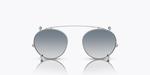 Мужские очки Oliver Peoples 45 мм Silver Clip-On Frames - фото